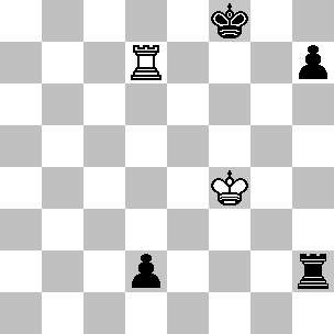 Wit: Kf4, Td7; Zwart: Kf8, Th2, pi d2, h7