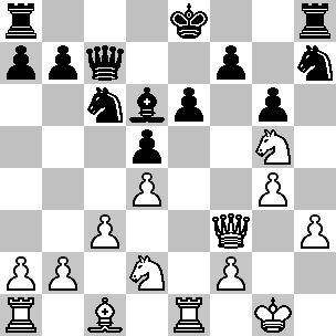 Hoi Jan. Wit Kg1, Df3, Ta1,e1, Lc1, Pd2, Pg5, pionnen a2, b2, c3, d4, f2, g4, h3. Zwart Ke8, Dc7, Ta8,h8, Ld6, Pc6,h7, pionnen a7, b7, d5, e6, f7, g6